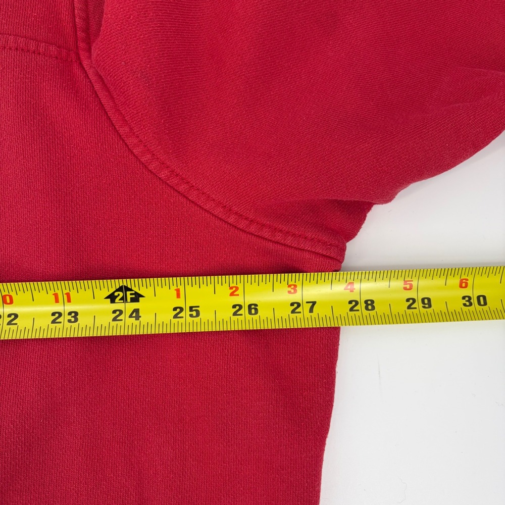 Vineyard Vines Mens Quarter Zip Pullover Red Navy Blue 1K0409 Sweatshirt - Picture 10 of 12